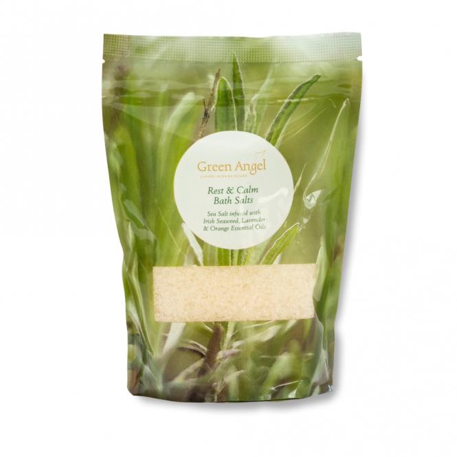 GREEN ANGEL sea salt bath REST AND amp; CALM 500g