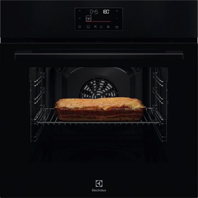 Electrolux Black oven with pyrolytic cleaning LOF7P16K
