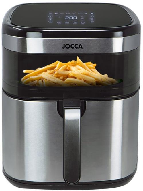 JOCCA Hot air fryer with display 2385 10l stainless steel/black