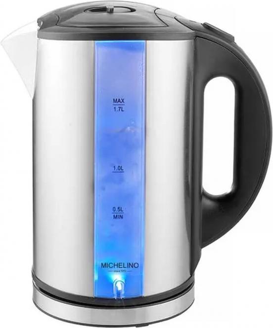 Michelino Virdulys 74320 1.7l stainless steel/black