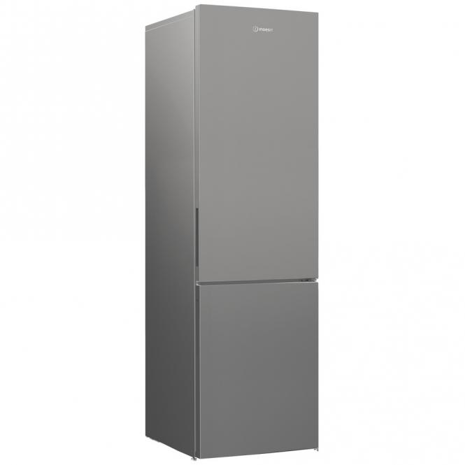 INDESIT Refrigerator | INKS 1401 S4E1 | Energy efficiency class E | Freestanding | Combi | Height 202.5 cm | Fridge net capacity 266 L | Freezer net capacity 120 L | 38 dB | Silver
