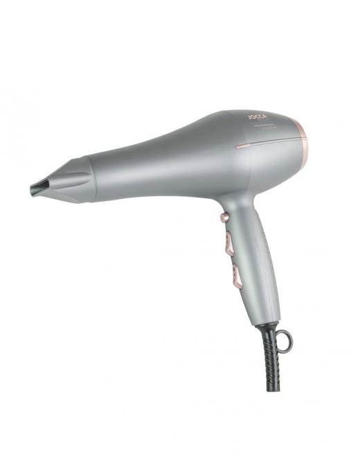 JOCCA Professional hair dryer with an ionizer, silver color, model 2757