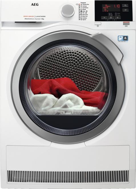 Soojuspumbaga trummelkuivati AEG T8DBG48S